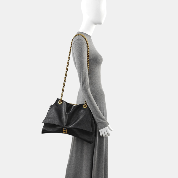 Crush Large Calfskin Black