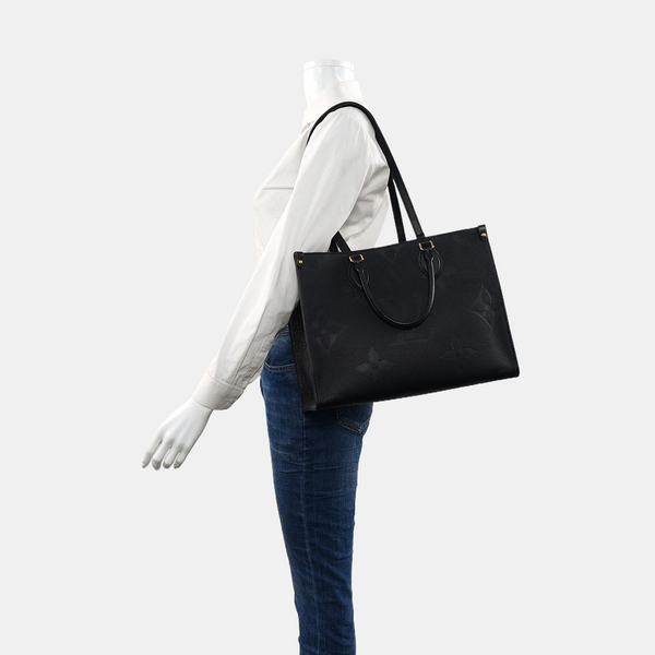 ONTHEGO MM Monogram Calfskin Black