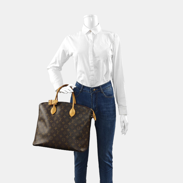 LOCKIT MM Monogram Coated Canvas Brown