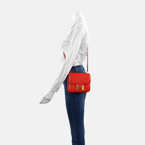 Constance 18 Box Calf Rojo