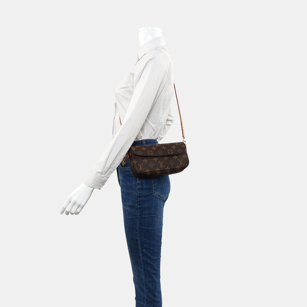 IVY Monogram Coated Canvas Brown