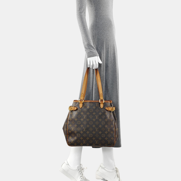 BATIGNOLLES MM Monogram Coated Canvas Brown