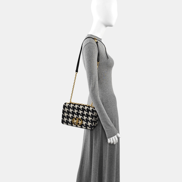 Dior Caro Medium Canvas Black