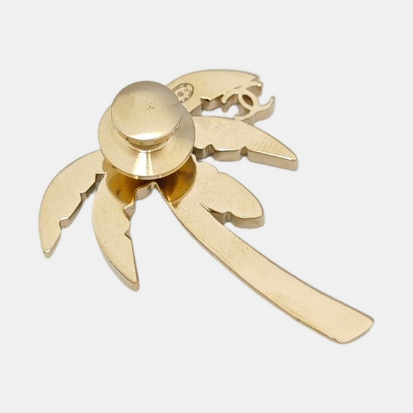 Metal Gold Brooch