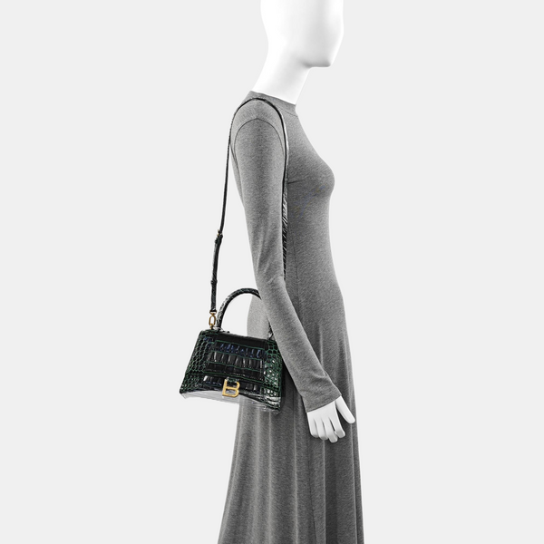 Hourglass S Calfskin Green