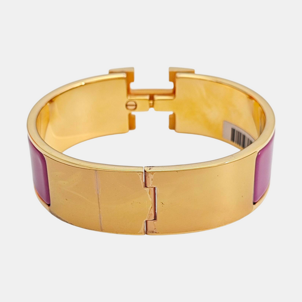 Clic Clac H Metal Rose Gold Bangle
