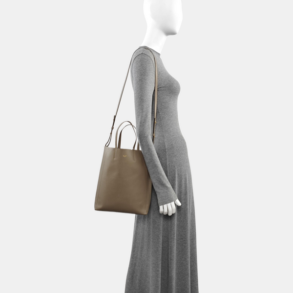 CABAS Small Calfskin Gray