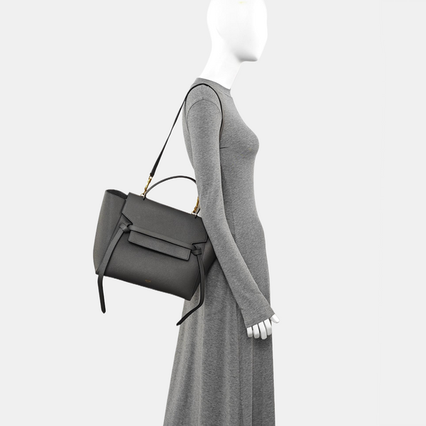 BELT Mini Calfskin Gray