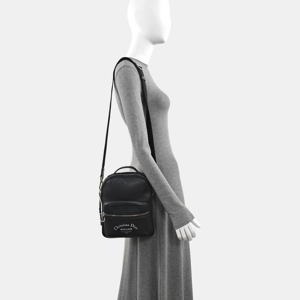 Calfskin Crossbody Bag Black