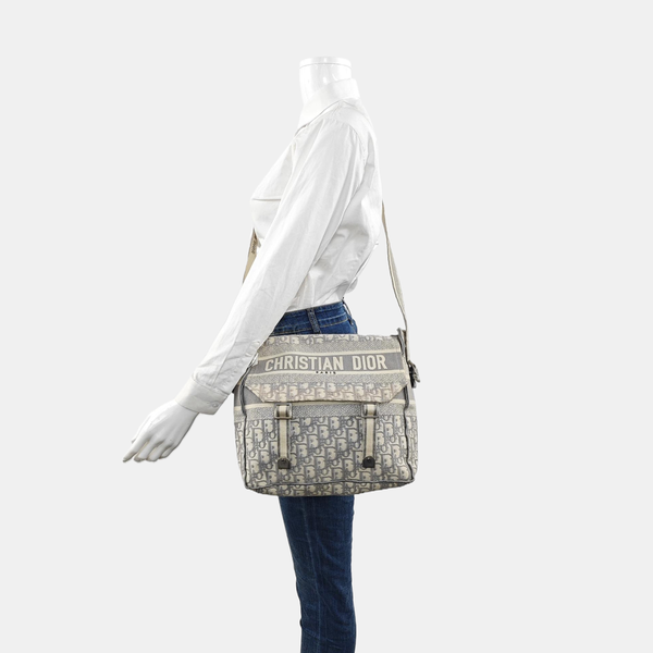 Diorcamp Large Oblique Canvas Gray