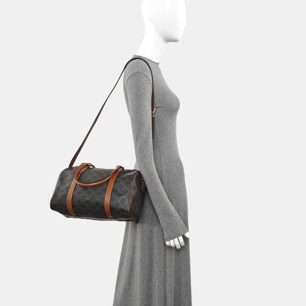 TRIOMPHE CANVAS Medium Coated Canvas Brown