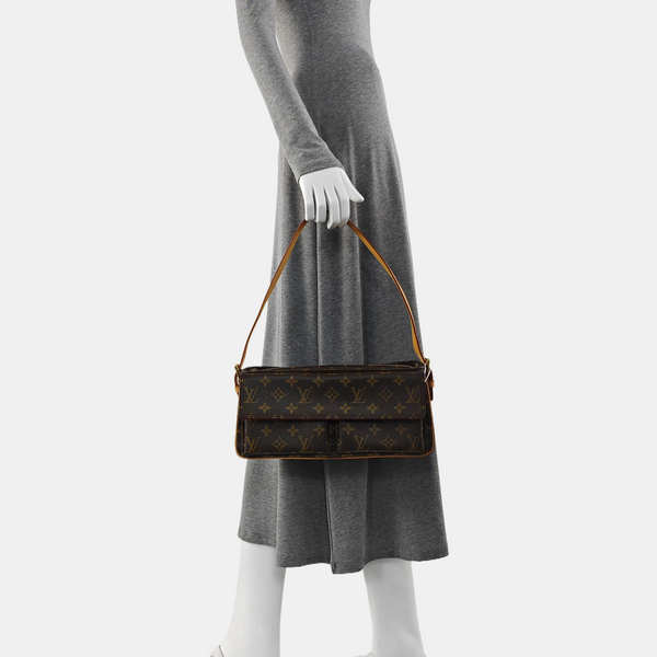 VIVA CITE Monogram Coated Canvas Brown