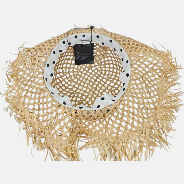 Natural Straw Hat Beige