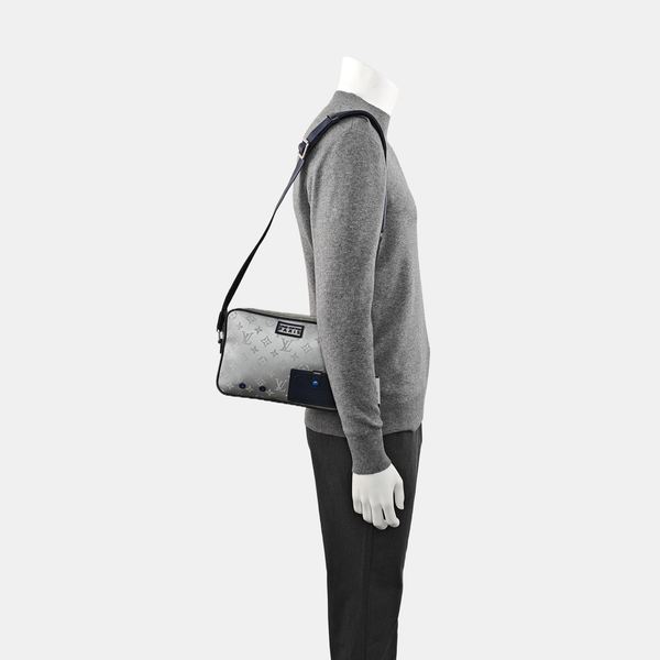 ALPHA Monogram Coated Canvas Silver