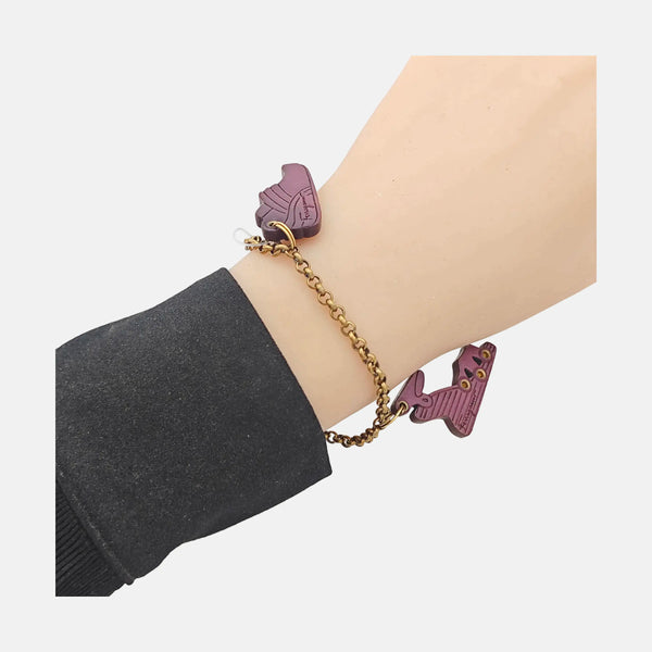 Pulsera de oro de metal