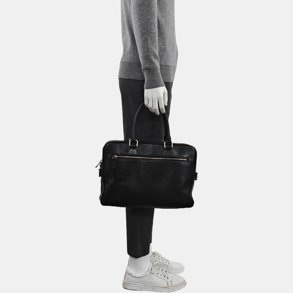 Epi Top Handle Bag Black