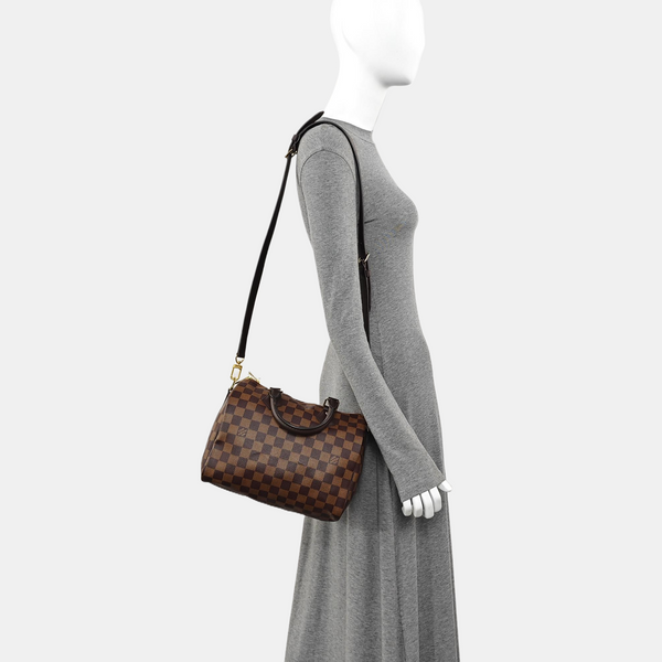 SPEEDY 25 Damier Ebene Coated Canvas Brown