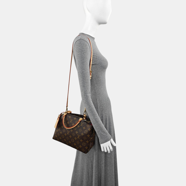 PALAIS PM Monogram Coated Canvas Brown