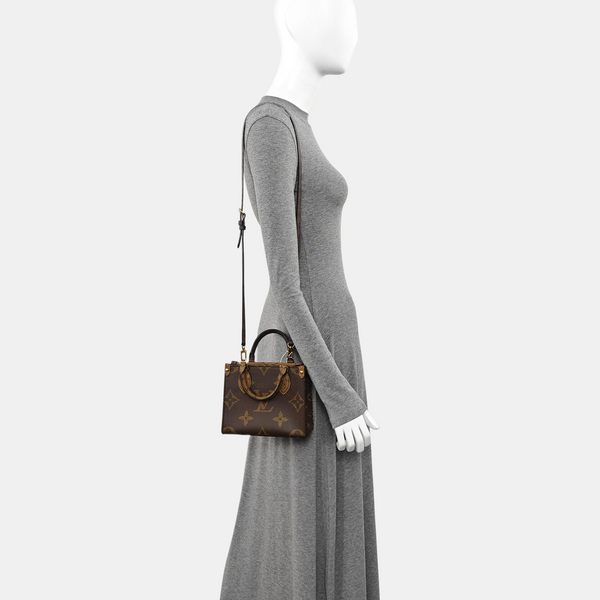ONTHEGO BB Monogram Coated Canvas Brown