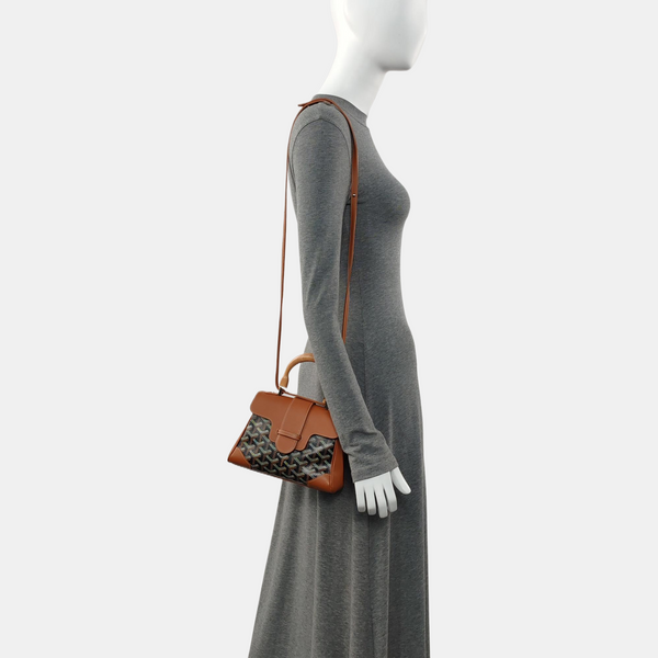 Saïgon Mini Coated Canvas Brown
