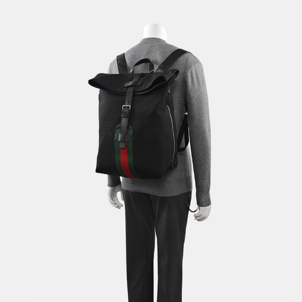 Fabric Backpack Black