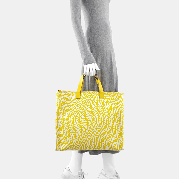 FF Vertigo Coated Canvas Yellow