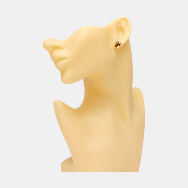 18k Gold Stud Earrings