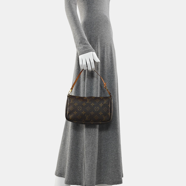 ACCESSOIRES Monogram Coated Canvas Brown