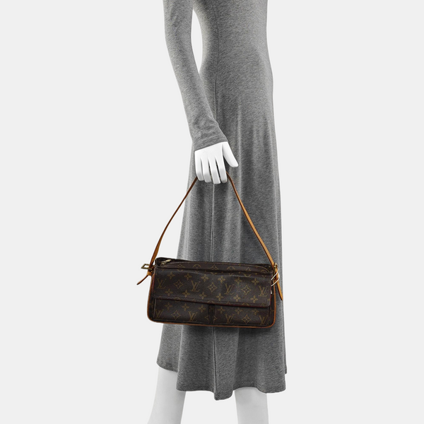 VIVA CITE Monogram Coated Canvas Brown