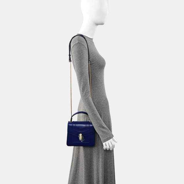 SERPENTI FOREVER Small Calfskin Blue