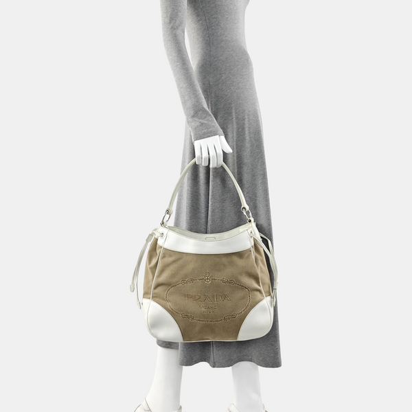 Fabric Tote Bag Beige