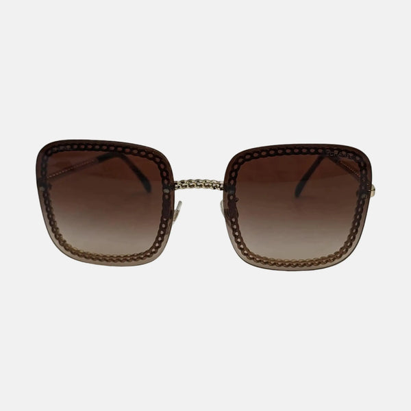 Metal Sunglasses Brown