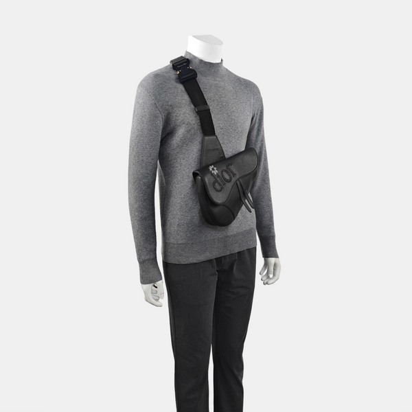 Dior By Erl Medium Calfskin Black