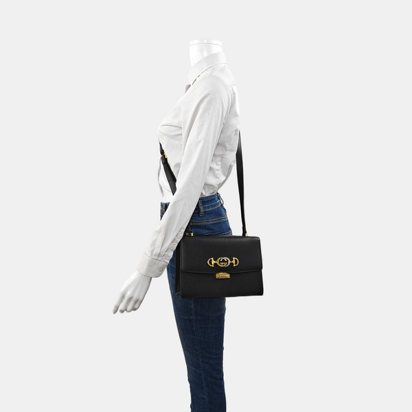 Zumi Small Calfskin Black