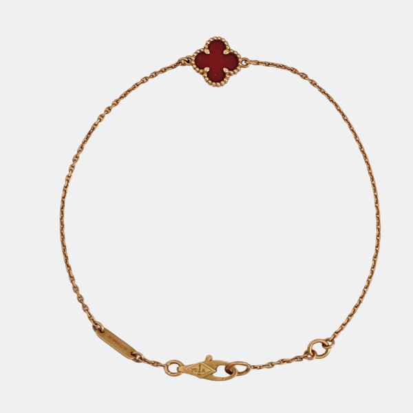 Sweet Alhambra 18k Rose Gold Bracelet