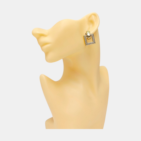 Metal Gold Clip On Earrings