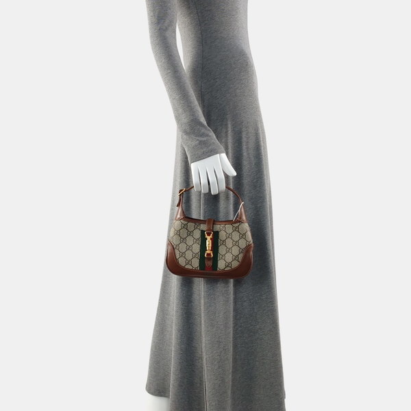 Jackie 1961 Lona Revestida Mini Monograma Beige