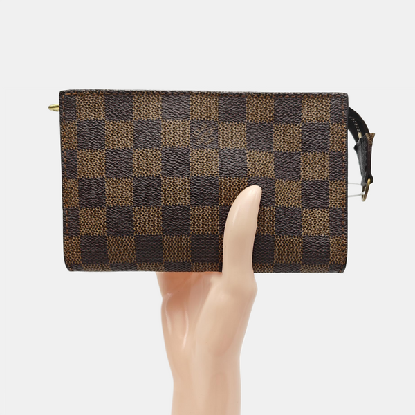 JOSÉPHINE 15 Damier Ebene Coated Canvas Brown