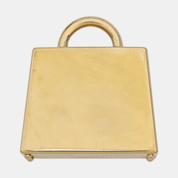Curiosite Kelly Laque H Metal Gold Pendant