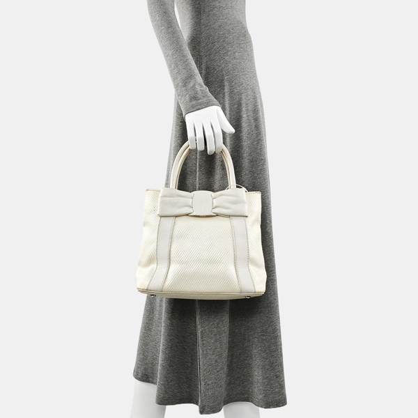 Vara Quilted Special Material White