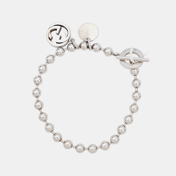 Interlocking G 925 Sterling Silver Bracelet