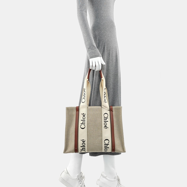 Woody Medium Canvas Beige