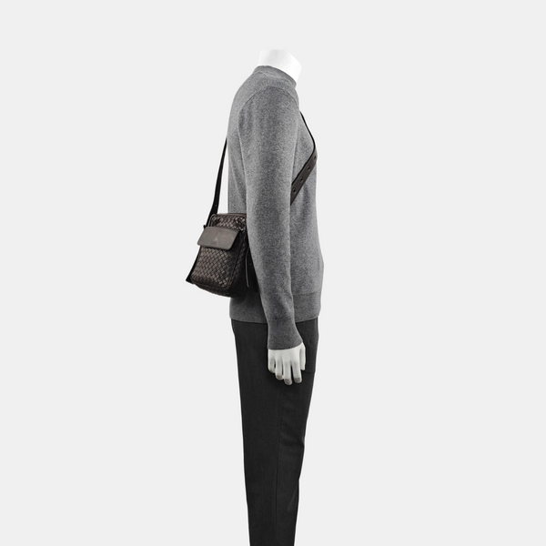 Calfskin Shoulder Bag Brown