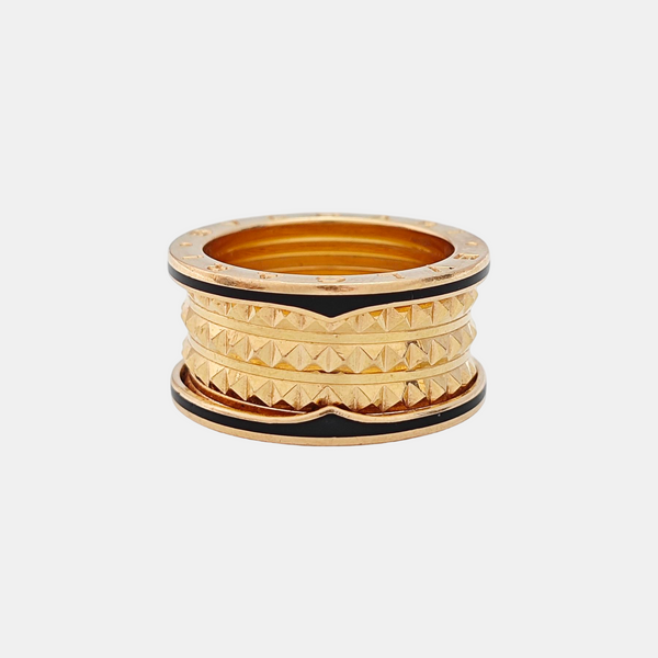 B.ZERO1 18k Rose Gold Ring EU 59