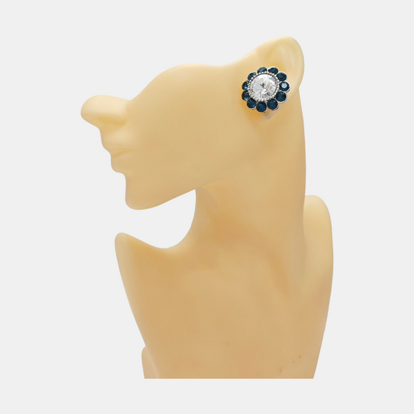 Metal Silver Clip On Earrings