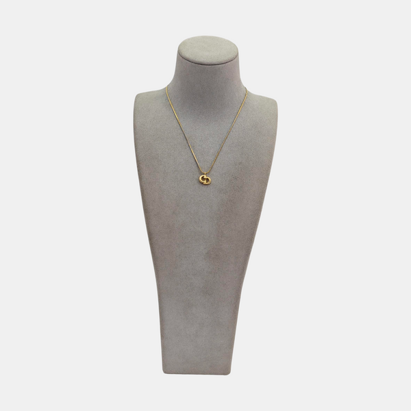 Petit CD Metal Gold Necklace
