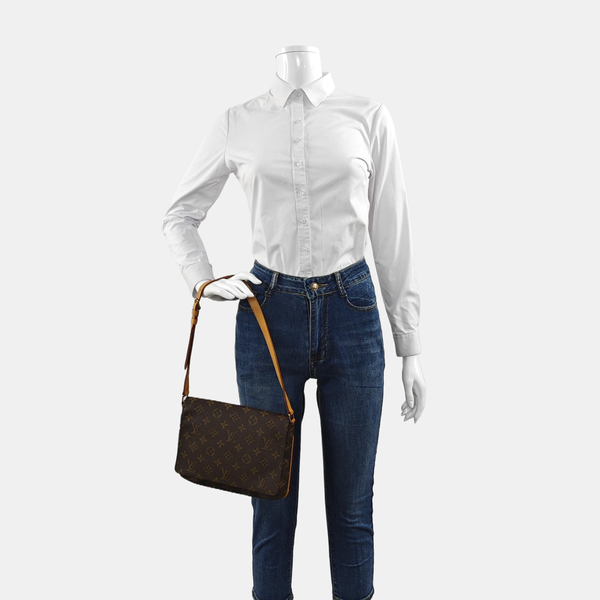 MUSETTE TANGO Monogram Coated Canvas Brown