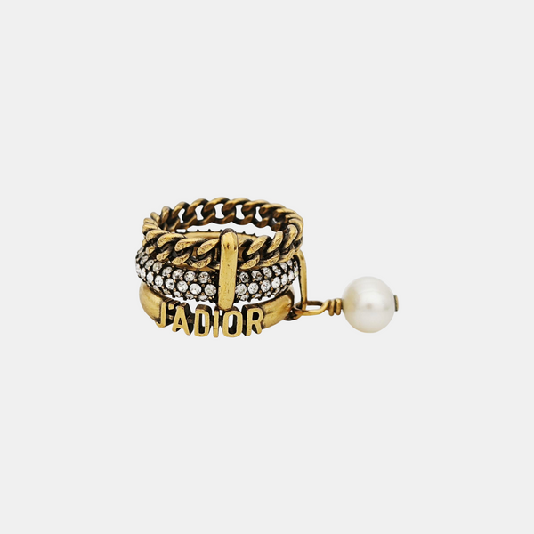 J'adior Metal Gold Ring EU 51