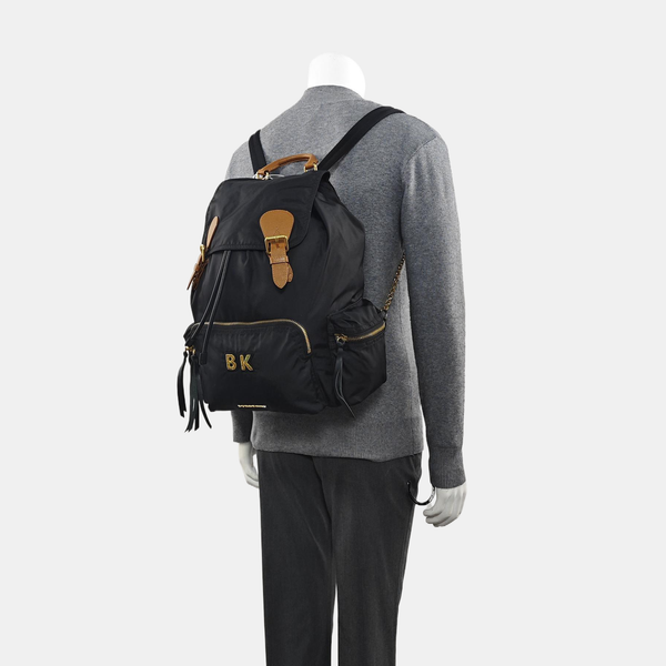 The Rucksack Medium Nylon Black