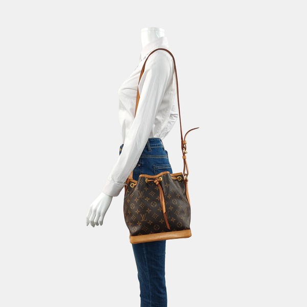 NOÉ BB Monogram Coated Canvas Brown